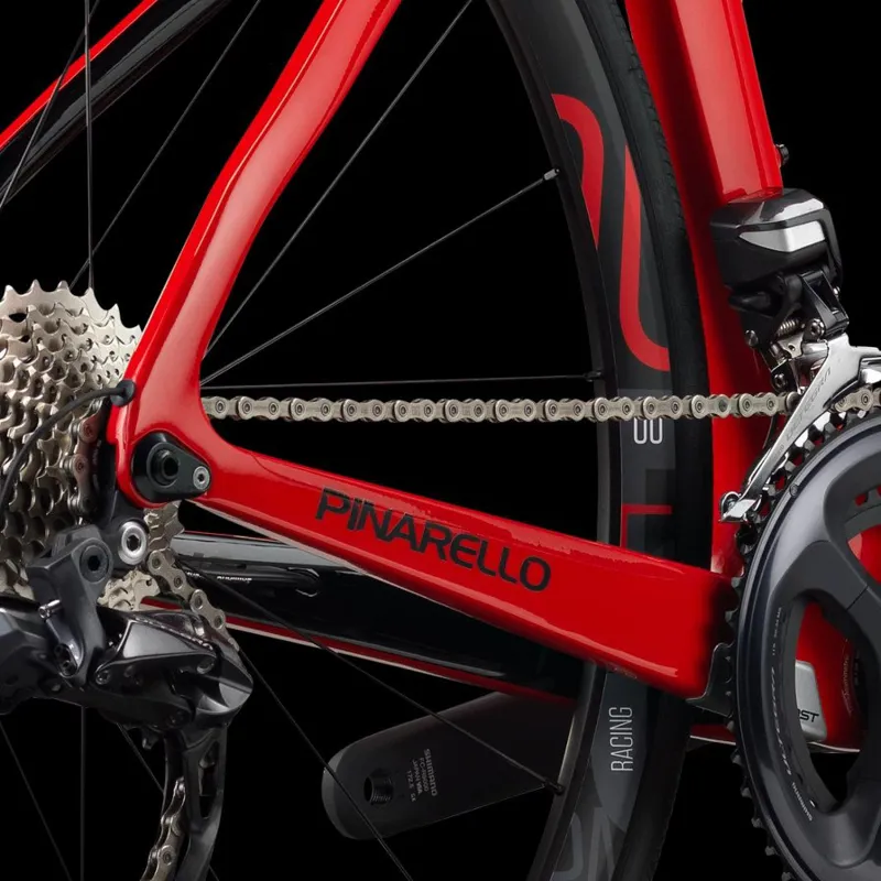 Pinarello Prince Disc Ultegra Di2 12 Speed Most Carbon Wheels Red and Black-5